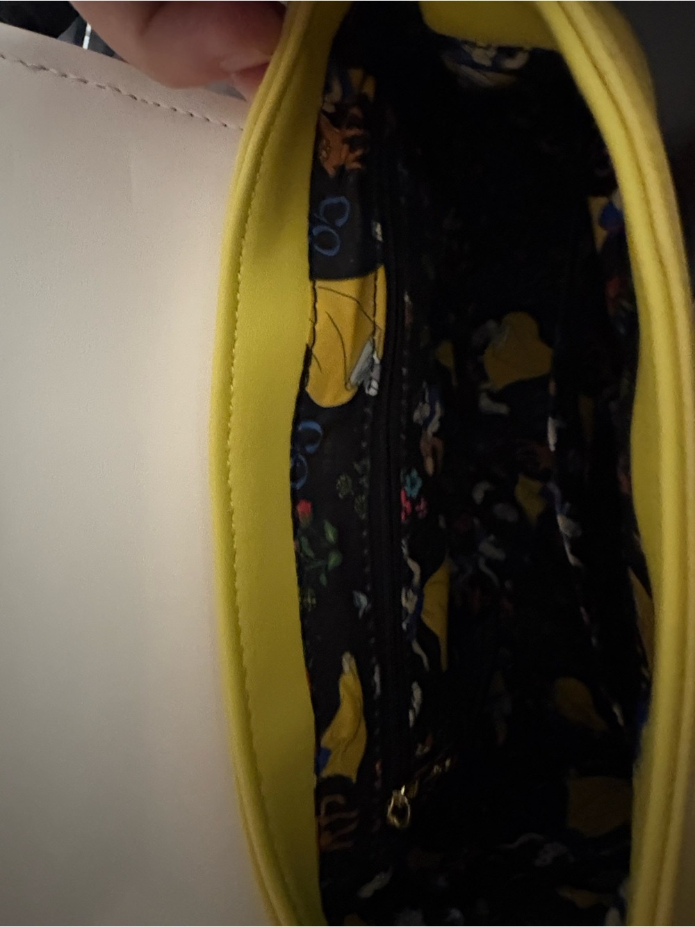 Blue & Yellow Crossbody Bag with Red Handle - Women Bags - Picture 3 of 3